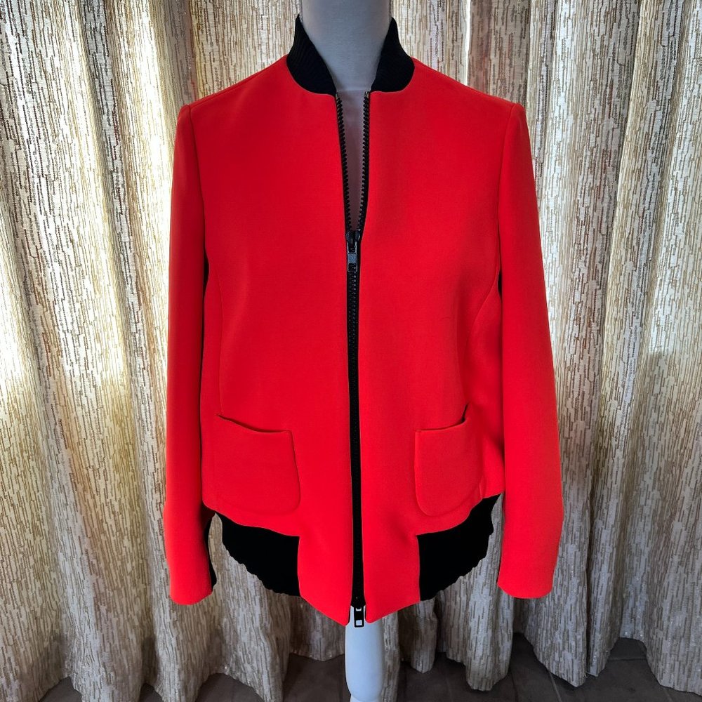 NWT Red Valentino neoprene jacket-neon pink/orange